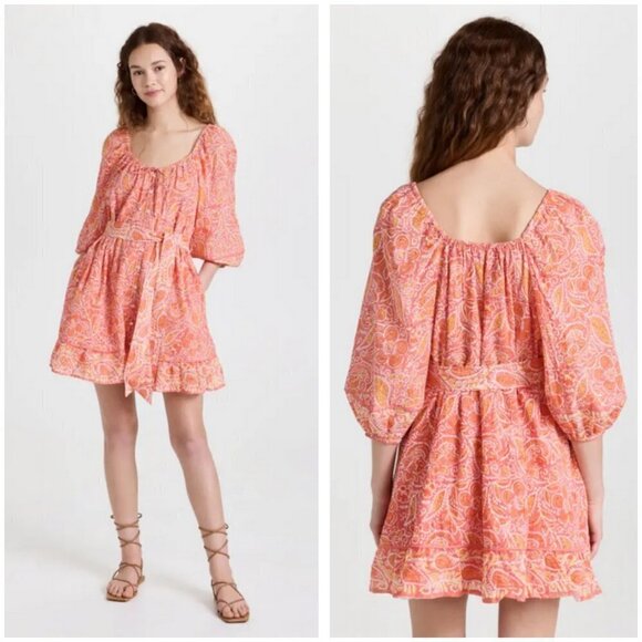 💕CLEOBELLA💕 Grace Mini Dress ~ Blossom Abstract Floral Print XS NWOT - Picture 7 of 16